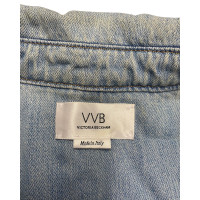 Victoria Beckham Blazer Katoen in Blauw