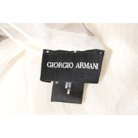 Giorgio Armani Schal/Tuch aus Seide in Creme