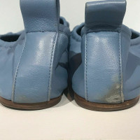 Céline Slippers/Ballerinas Leather in Blue