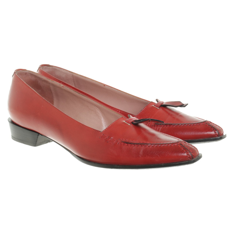 Fratelli Rossetti Slippers/Ballerinas Leather in Red