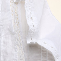 Sack's Oberteil aus Baumwolle in Weiß