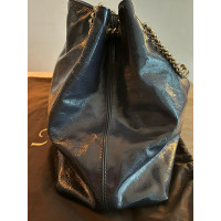 Gucci Soho Tote Bag Patent leather in Blue