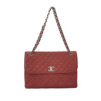 Chanel Timeless Classic en Cuir en Rouge