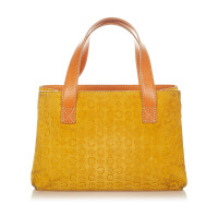 Céline Handbag Suede in Yellow