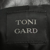 Toni Gard Blazer aus Leder in Schwarz