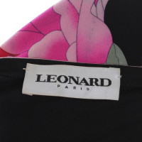 Leonard abito di seta floreale