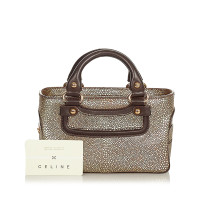 Céline Boogie Bag Leather in Silvery