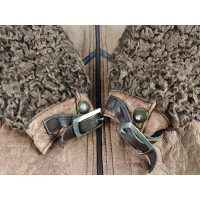 Christian Dior Jacke/Mantel aus Leder in Braun