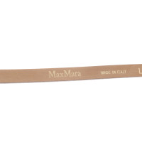 Max Mara Belt Leather in Bordeaux