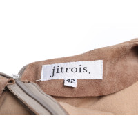 Jitrois Dress Leather in Beige