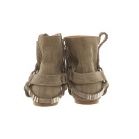 Isabel Marant Ankle boots Leather in Olive