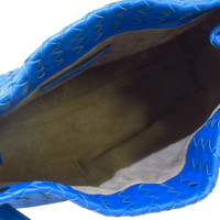 Bottega Veneta Sac à bandoulière en Cuir en Bleu
