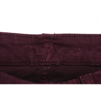 7 For All Mankind Trousers in Bordeaux