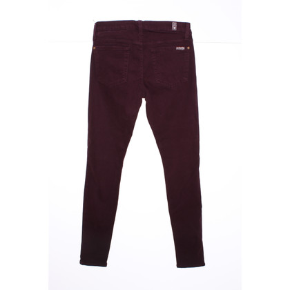 7 For All Mankind Hose in Bordeaux