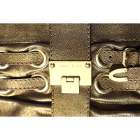 Jimmy Choo Clutch Bag Leather in Brown