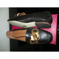 Tory Burch Slippers/Ballerinas Leather in Brown