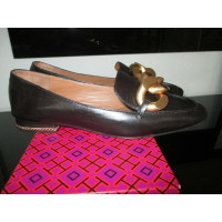 Tory Burch Slippers/Ballerinas Leather in Brown