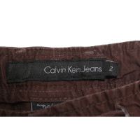 Calvin Klein Jeans Shorts aus Baumwolle in Braun