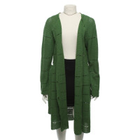 Rena Lange Manteau tricoté en vert
