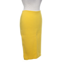 Malo Knitted skirt in yellow