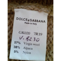 Dolce & Gabbana Strick aus Wolle in Beige