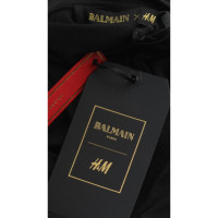 Balmain X H&M Oberteil aus Baumwolle in Schwarz