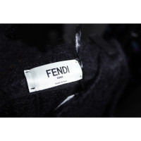 Fendi Trousers Wool in Black