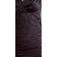Jitrois Kleid aus Seide in Schwarz