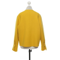 Odeeh Giacca/Cappotto in Lana in Giallo
