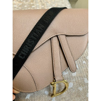 Christian Dior Saddle Belt Bag Leather in Pink