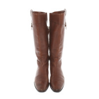 Burberry Bottes en Cuir en Marron