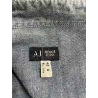 Armani Jeans Oberteil aus Jeansstoff in Petrol