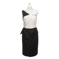 Karen Millen Dress in cream / black