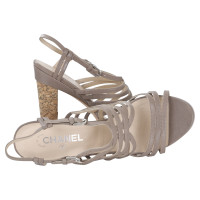 Chanel Sandals in taupe
