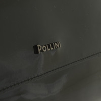 Pollini Sac à bandoulière en Cuir verni en Noir