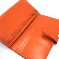 Hermès Béarn Leather in Orange