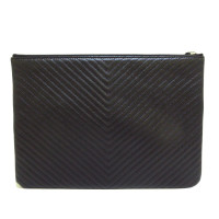 Chanel Clutch Bag Leather in Black