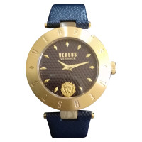 Versace Horloge Staal in Blauw