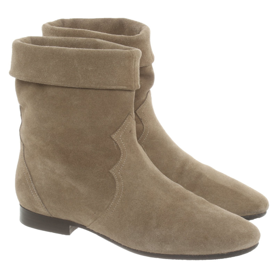 Isabel Marant Bottines en Cuir en Vert