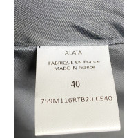 Alaïa Jacket/Coat Cotton in Blue