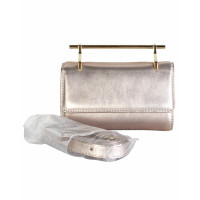 M2 Malletier Clutch Bag Leather in Pink