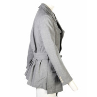 Comme Des Garçons Giacca/Cappotto in Lana in Grigio