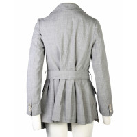 Comme Des Garçons Giacca/Cappotto in Lana in Grigio