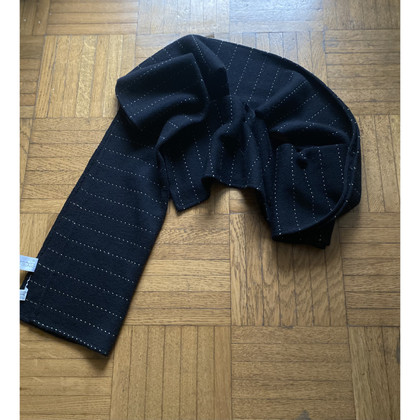 Gianni Versace Schal/Tuch aus Wolle in Schwarz