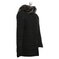 Armani Jeans Quilted coat in black