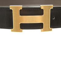 Hermès Cintura con fibbia color oro
