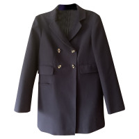 Tara Jarmon Jacket/Coat in Blue