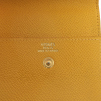 Hermès Leren tas / tas in geel