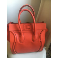Céline Luggage Mini 31 Leather in Red