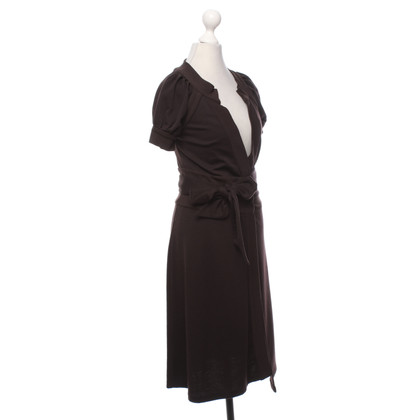 Diane Von Furstenberg Dress Jersey in Brown